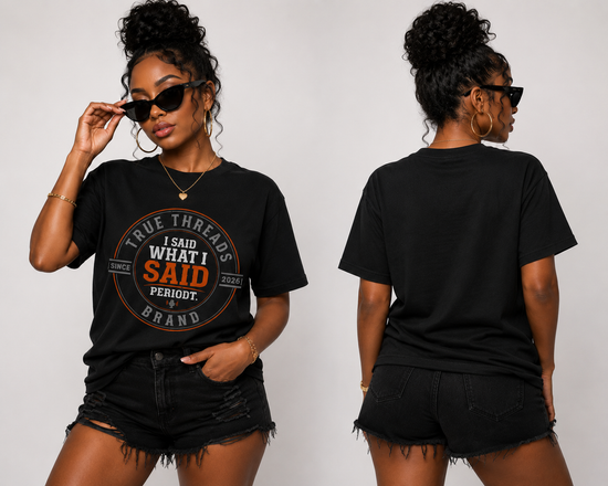 I Said What I Said T-Shirt — Bold Statement Tee with Microphone Graphic